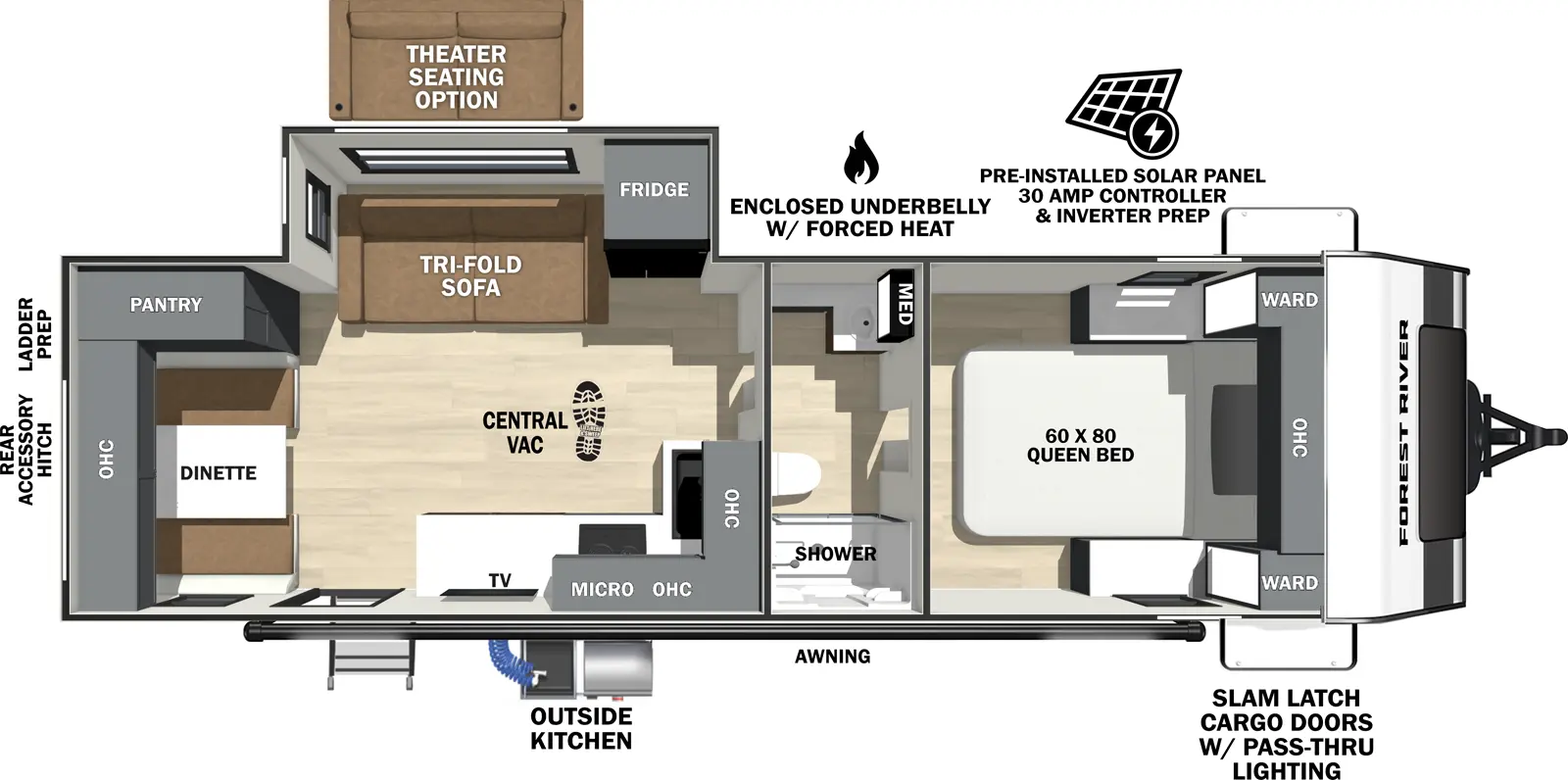Ibex 25RLSS Floorplan